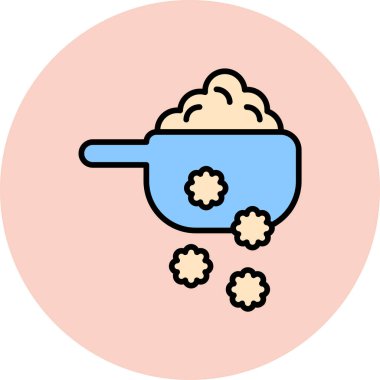 Bakteri. Web simgesi basit tasarım