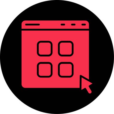 seo modern simgesinin vektör illüstrasyonu