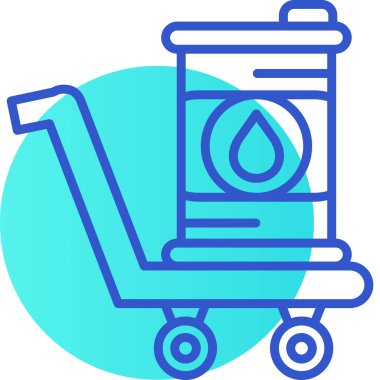 su arabası web simgesi basit tasarım, vektör illüstrasyonu