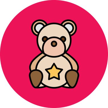 yıldız simgesi ile ayı