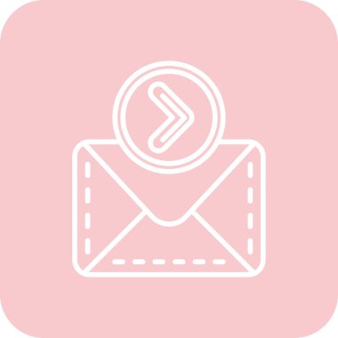 e-posta simgesi doldurulmuş - ana hatlar biçimi