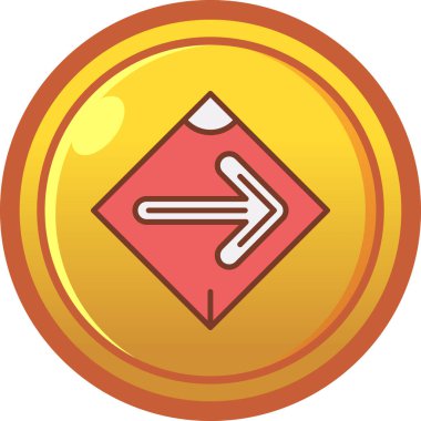 Vektör illüstrasyonu, simge ögesi biçimi