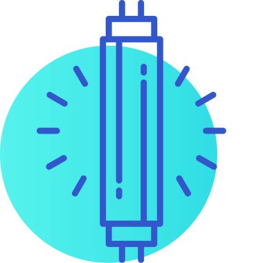 Bir ışık simgesinin vektör illüstrasyonu