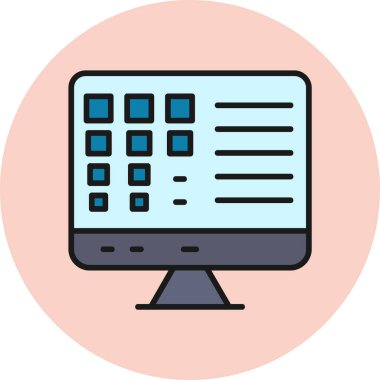 monitör bilgisayar ekran simgesi