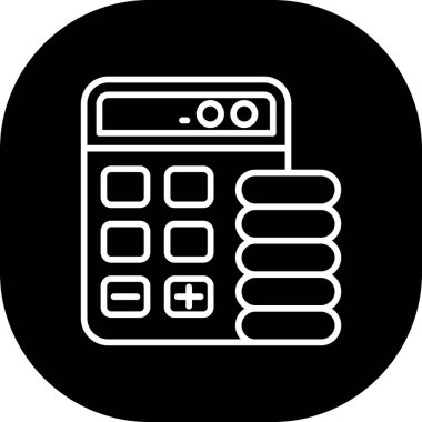 mobil bankacılık simgesi, vektör illüstrasyonu izole görüntü