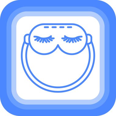 Göz simgesinin vektör illüstrasyonu