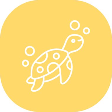 Kaplumbağa simge vektör çizim