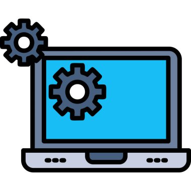 dizüstü bilgisayar ayarları simgesi