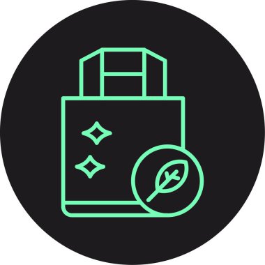 çanta simgesi vektör illüstrasyonu