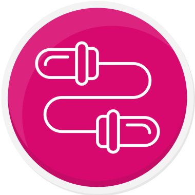 dambıl simgesi, vektör illüstrasyonu