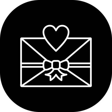 Hediye kutusu simgesi. Hediye kutusu vektör simgesi web için basit örnek