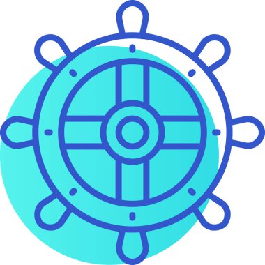 Modern bir simgenin vektör illüstrasyonu