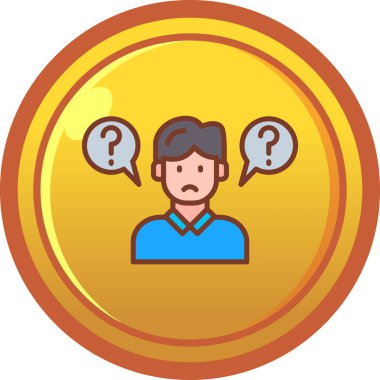 Soru işareti vektör illüstrasyonu