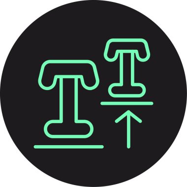 Modern simgenin vektör illüstrasyonu