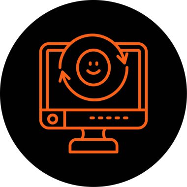 seo modern simgesinin vektör illüstrasyonu