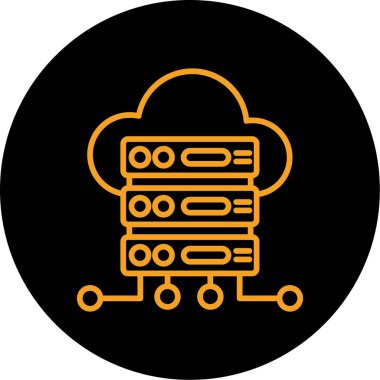 vektör Bulut simgesi illüstrasyonu