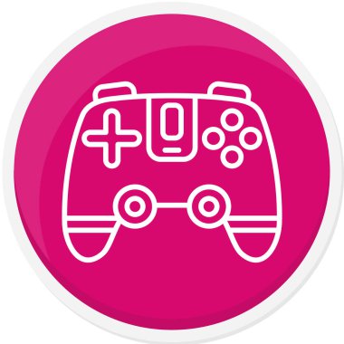 oyun simgesi, vektör illüstrasyonu