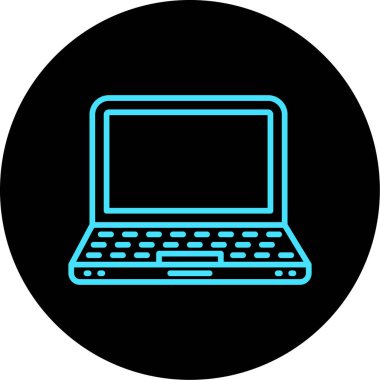 Bilgisayar. Web simgesi basit illüstrasyon