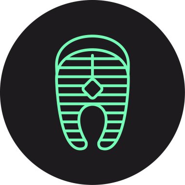 Modern simgenin vektör illüstrasyonu