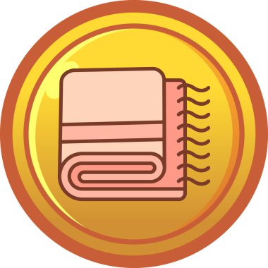 Bir kitap simgesinin vektör illüstrasyonu