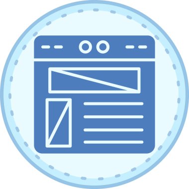 Tarayıcı web tarayıcı simgesi - taslak biçimi