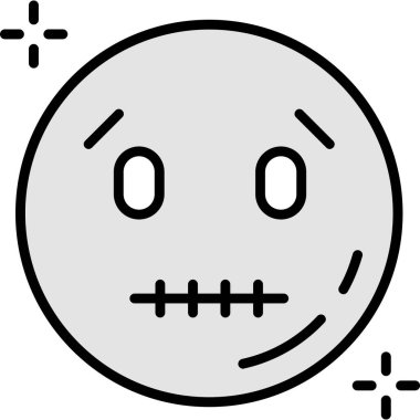 Üzgün emoji simgesi tasarım vektörü