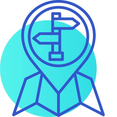 konum. Web simgesi basit illüstrasyon