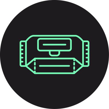 Vektör evrensel simgesi Trendy bakmak.