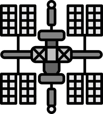 Uydu. Web simgesi basit tasarım