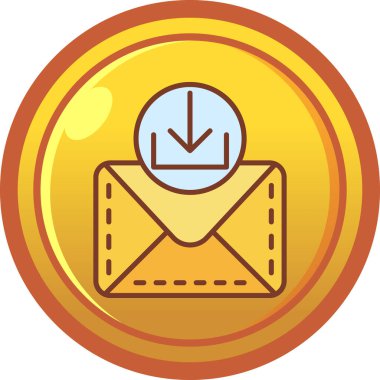 zarf posta simgesi, çizgi film biçimi