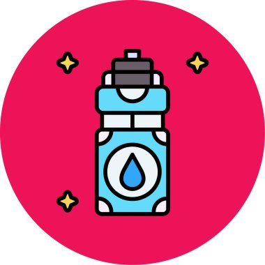 Su damlasının basit vektör illüstrasyon simgesi tasarımı