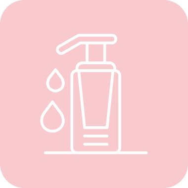 Güzellik ve moda simgelerinin vektör çizimi