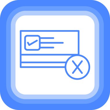 Simge vektör illüstrasyon tasarımını kontrol et