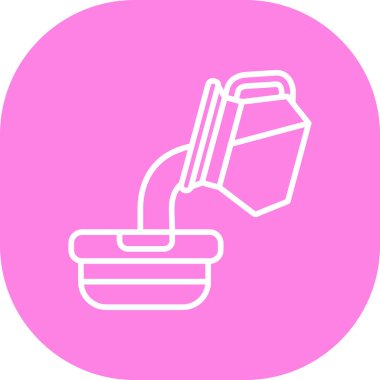 Gıda simgesinin vektör illüstrasyonu