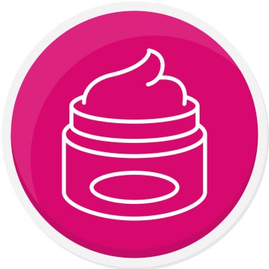 Güzellik kremi vektör simgesi