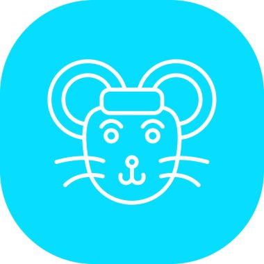 Hayvan ayı ikonu. Ağ için ayı vektör simgelerinin özet çizimi