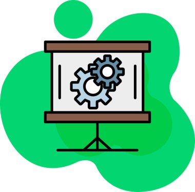 seo modern simgesinin vektör illüstrasyonu