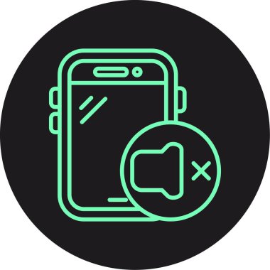 cep telefonu simgesi. vektör illüstrasyonu