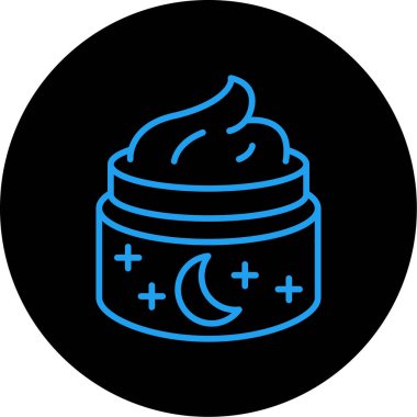 krem simge vektör çizim