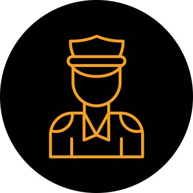 vektör subayı illüstrasyonu