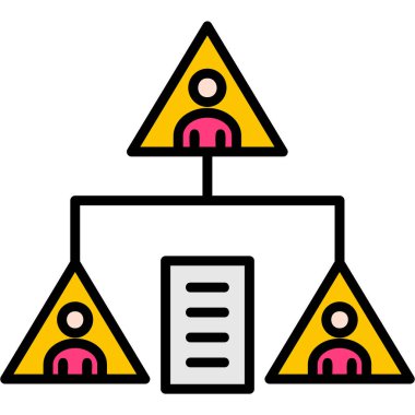 Veri yönetiminin vektör simgesi kavramı