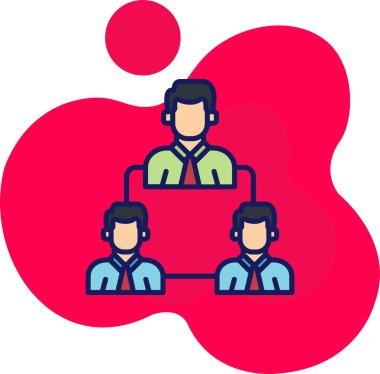 Konferans çağrısı ikonu. vektör illüstrasyonu