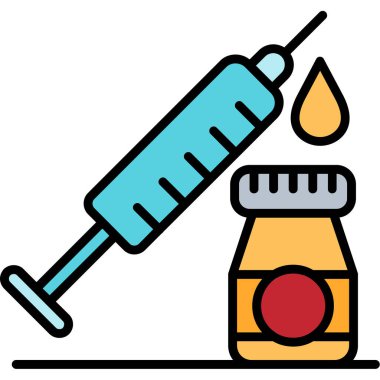 Şırınga ve aşı simgesi