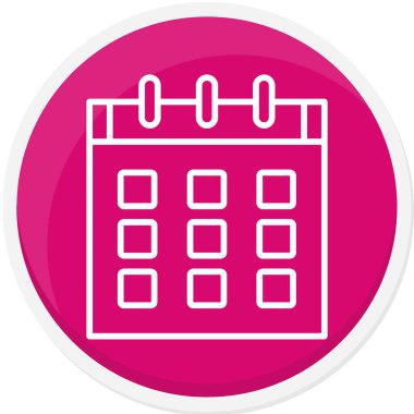 Bina. Web simgesi basit illüstrasyon