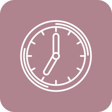 vektör düz simge izle