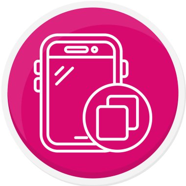 mobil uygulama simgesi vektör illüstrasyonu