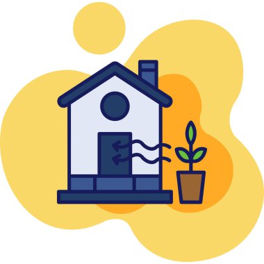 ev simgesi vektör illüstrasyonu