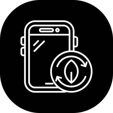 Vektör Mobil simge illüstrasyonu