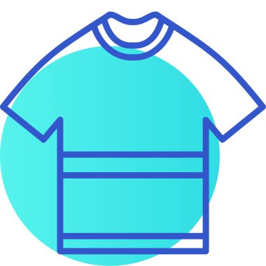 Kıyafetler. Web simgesi basit illüstrasyon