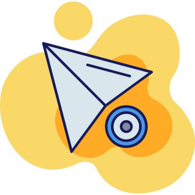 Zarf. Web simgesi basit illüstrasyon